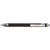 Branded Promotional PLASTIC RETRACTABLE BALL PEN in Black Pen From Concept Incentives.