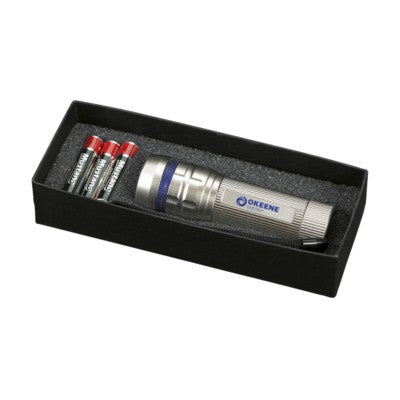 Branded Promotional CREE LED 3 WATT TORCH in Silver Torch From Concept Incentives.