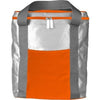 Branded Promotional GET BAG COOL BAG in Silver & Orange Cool Bag From Concept Incentives.