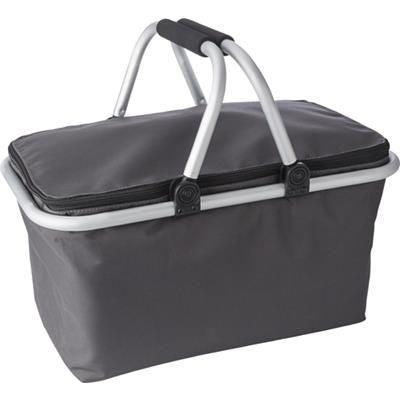 Branded Promotional QUALITY GROCERIES BASKET in Grey Bag From Concept Incentives.