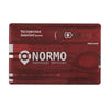 Branded Promotional VICTORINOX SWISSCARD CLASSIC in Transparent Red Multi Tool From Concept Incentives.