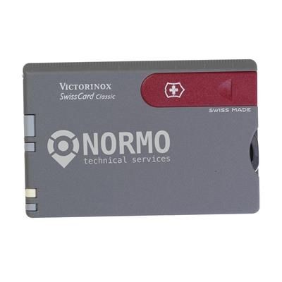 Branded Promotional SWISSCARD CLASSIC in Grey Multi Tool From Concept Incentives.