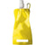 Branded Promotional FOLDABLE TRANSUCENT PLASTIC WATER BOTTLE with Belt Clip in Yellow Sports Drink Bottle From Concept Incentives.