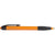 Branded Promotional PLASTIC RETRACTABLE BALL PEN in Orange Pen From Concept Incentives.