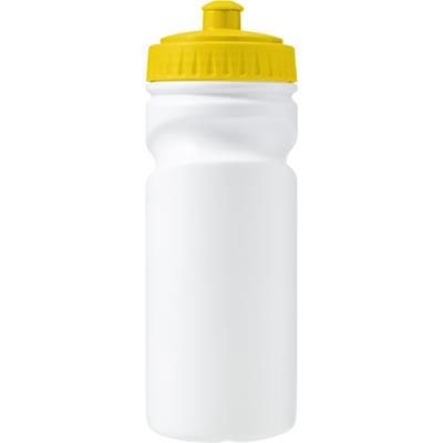 Branded Promotional DRINK BOTTLE in Yellow Sports Drink Bottle From Concept Incentives.