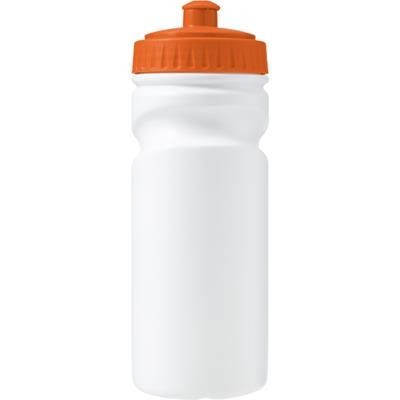 Branded Promotional DRINK BOTTLE in Orange Sports Drink Bottle From Concept Incentives.