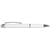 Branded Promotional ALUMINIUM METAL TWIST ACTION BALL PEN in White Pen From Concept Incentives.