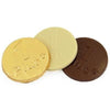 Branded Promotional 75MM MILK CHOCOLATE COIN Chocolate From Concept Incentives.