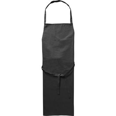Branded Promotional COTTON 180GM APRON in Black Apron From Concept Incentives.