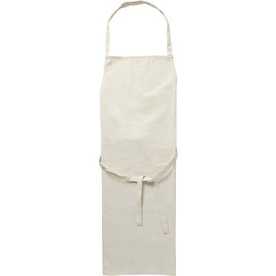 Branded Promotional COTTON 180GM APRON in Khaki Apron From Concept Incentives.