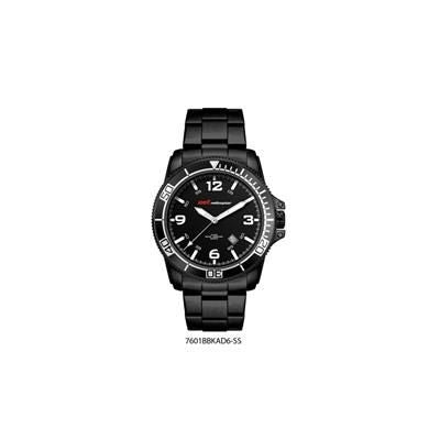 Branded Promotional BLACK IONIC PLATED DIVERS STYLE WATCH Watch From Concept Incentives.