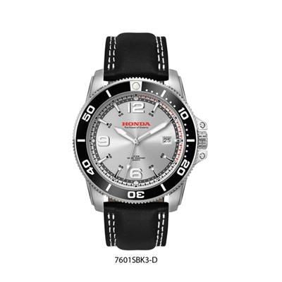 Branded Promotional STAINLESS STEEL METAL DIVERS LEATHER WATCH Watch From Concept Incentives.
