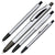 Branded Promotional BELGRAD BALL PEN with Stylus in Silver Pen From Concept Incentives.