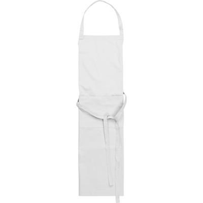 Branded Promotional TETRON COTTON APRON in White Apron From Concept Incentives.