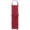 Branded Promotional TETRON COTTON APRON in Burgundy Apron From Concept Incentives.