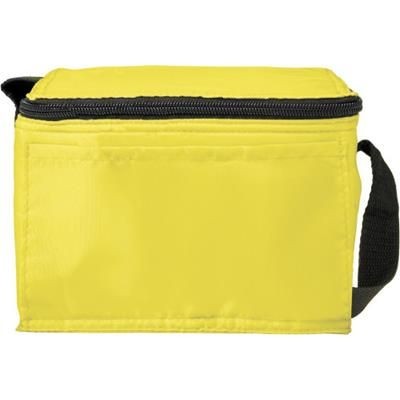 Branded Promotional COOL BAG in Yellow Cool Bag From Concept Incentives.