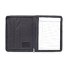 Branded Promotional A4 TUCSON EMPEROR CONFERENCE FOLDER in Black from Concept Incentives