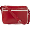 Branded Promotional PVC MESSENGER BAG in Red Bag From Concept Incentives.