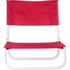 Branded Promotional FOLDING BEACH CHAIR in Red Chair From Concept Incentives.