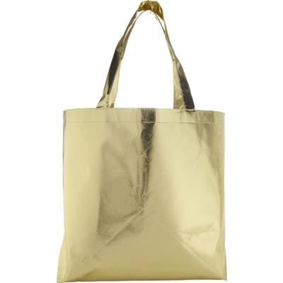 Branded Promotional NON WOVEN LAMINATED SHOPPER TOTE BAG Bag From Concept Incentives.
