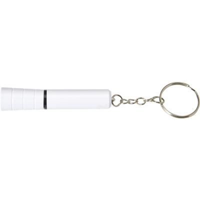 Branded Promotional ABS KEYRING CHAIN with LED Light Torch From Concept Incentives.