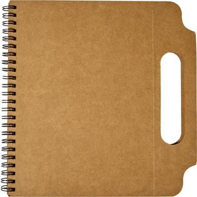 Branded Promotional CARDBOARD CARD NOTE BOOK A5 Note Pad From Concept Incentives.
