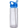 Branded Promotional CLEAR TRANSPARENT WATER BOTTLE 550ML Sports Drink Bottle From Concept Incentives.