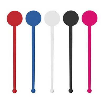 Branded Promotional ROUND COCKTAIL STIRRER Cocktail Stirrer From Concept Incentives.