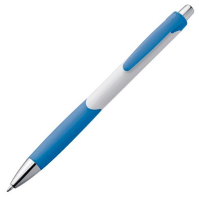 Branded Promotional MAO PLASTIC BALL PEN in Blue Pen From Concept Incentives.