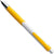 Branded Promotional MAO PLASTIC BALL PEN in Yellow Pen From Concept Incentives.