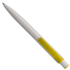 Branded Promotional LEGNANO PLASTIC BALL PEN in Yellow Pen From Concept Incentives.