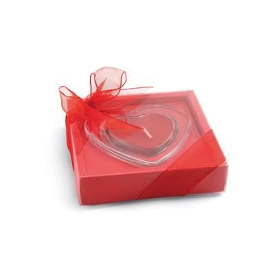 Branded Promotional HEART CANDLE in Gift Box Candle From Concept Incentives.