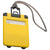 Branded Promotional KEMER LUGGAGE TAG in Yellow Luggage Tag From Concept Incentives.