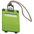 Branded Promotional KEMER LUGGAGE TAG in Lime Green Luggage Tag From Concept Incentives.