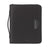 Branded Promotional TOP A4 DOCUMENT FOLDER in Black Conference Folder From Concept Incentives.