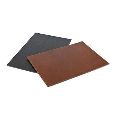 Branded Promotional LARGE LEATHER DESK PAD in Richmond Nappa Leather Mousemat From Concept Incentives.