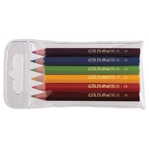 Branded Promotional COLOURWORLD HALF SIZE COLOURING PENCIL SET Pencil From Concept Incentives.