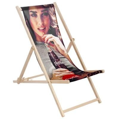 Branded Promotional DECK CHAIR Chair From Concept Incentives.