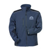 Branded Promotional REGATTA TIMBER SOFTSHELL JACKET in Navy Jacket From Concept Incentives.