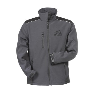 Branded Promotional REGATTA TIMBER SOFTSHELL JACKET in Grey Jacket From Concept Incentives.