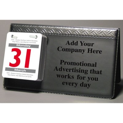 Branded Promotional CHROMA DAILY DATE MOTTO DESK EASEL CALENDAR Calendar From Concept Incentives.