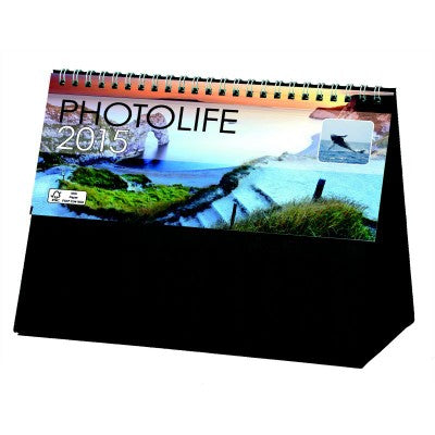 Branded Promotional PHOTOLIFE PVC DESK EASEL CALENDAR Calendar From Concept Incentives.