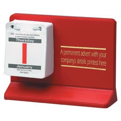 Branded Promotional EXECUTIVE DAILY D1 DATE DESK EASEL CALENDAR Calendar From Concept Incentives.