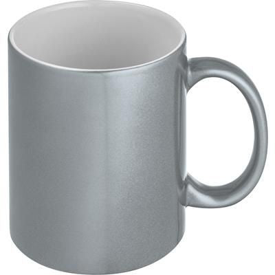 Branded Promotional CLASSIC COFFEE MUG in Metallic Finish with 300ml Capacity Mug From Concept Incentives.