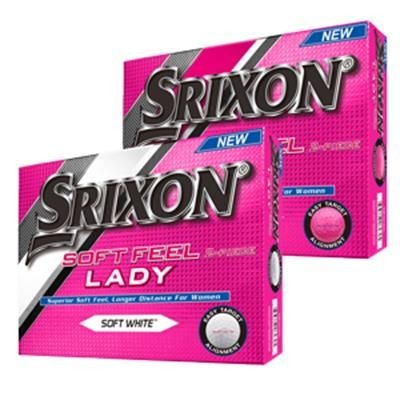 Branded Promotional SRIXON SOFT FEEL LADIES GOLF BALL Golf Balls From Concept Incentives.