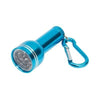 Branded Promotional CARA MINI METAL LED TORCH in Turquoise Torch From Concept Incentives.