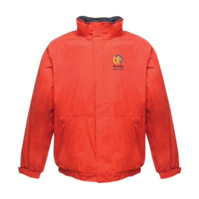 Branded Promotional REGATTA DOVER JACKET in Red Jacket From Concept Incentives.