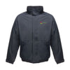 Branded Promotional REGATTA DOVER JACKET in Black Jacket From Concept Incentives.