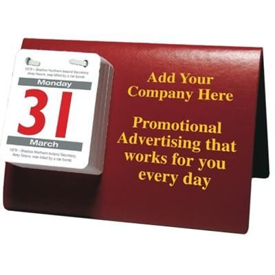 Branded Promotional SUMMIT DESK EASEL CALENDAR Calendar From Concept Incentives.