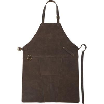 Branded Promotional SPLIT LEATHER APRON Apron From Concept Incentives.